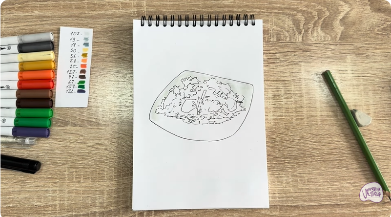 Рисуем Плов