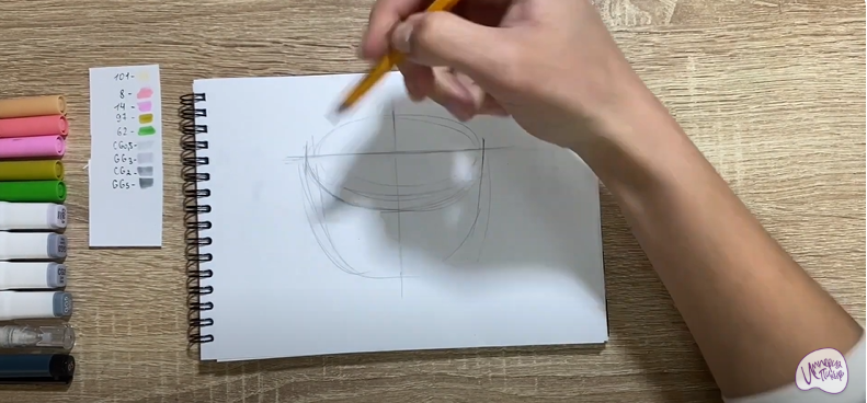 Рисуем Окрошка