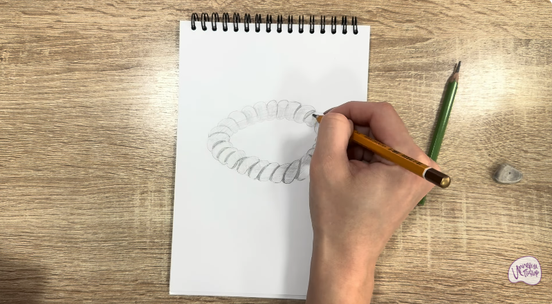 Рисуем Резинка-пружинка