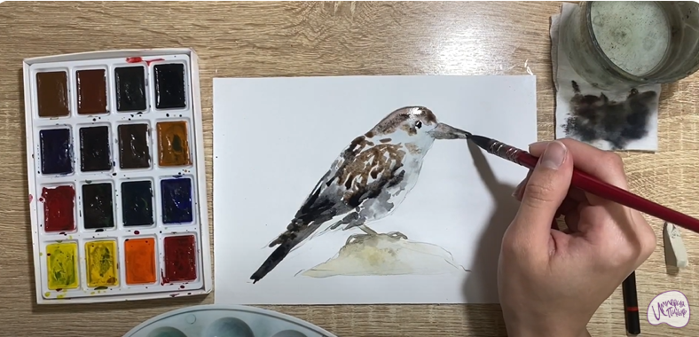 Рисуем Кедровка