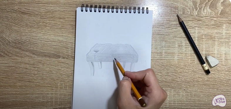 Рисуем Банкетка