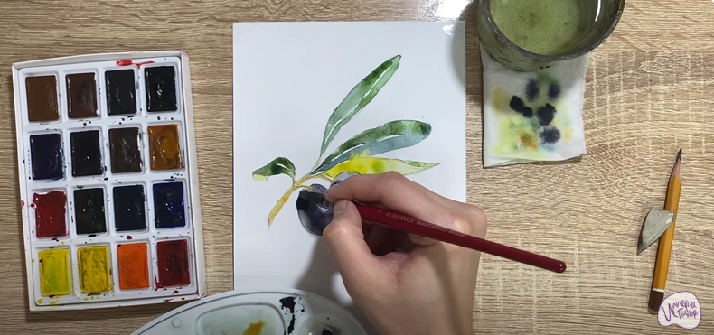 Рисуем Маслины
