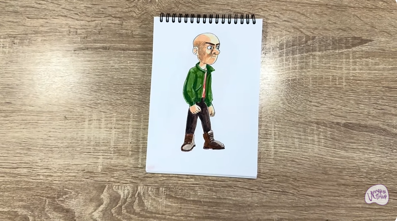 Рисуем Вик из "Побег из будущего"