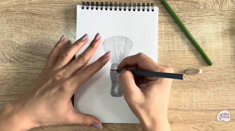 Рисуем Кисть-смётка