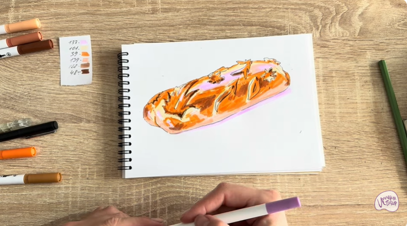 Рисуем Кулебяка