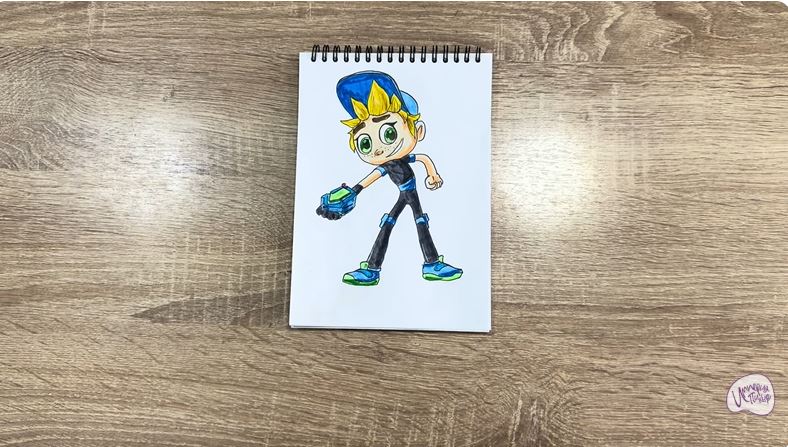 Рисуем Тимми из "Живой гараж"