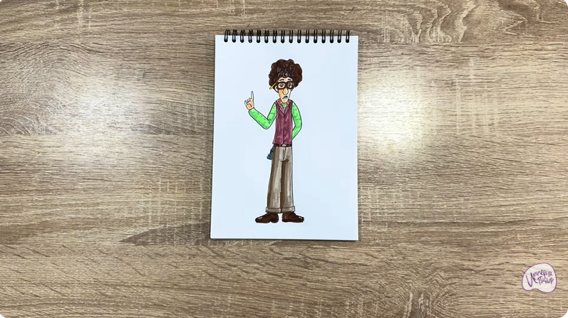 Рисуем Док Динозавров из «Доктор Динозавров»