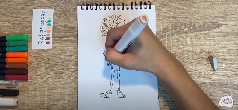 Рисуем Маракуда из мультфильма "Маракуда"