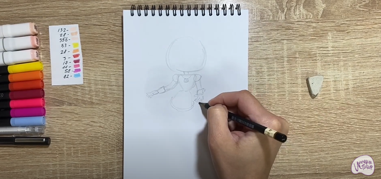 Рисуем Глория из "Геройчики"