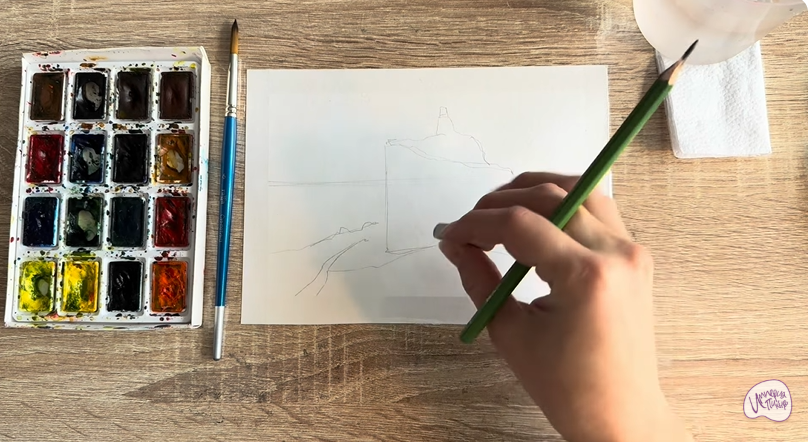 Рисуем Чобан-Кале