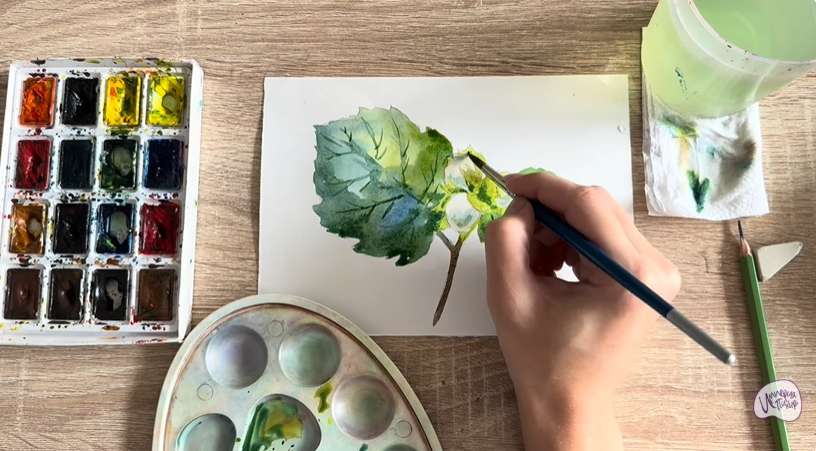 Рисуем Лещина