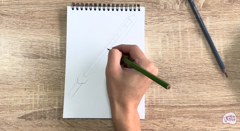 Рисуем Канцелярский нож