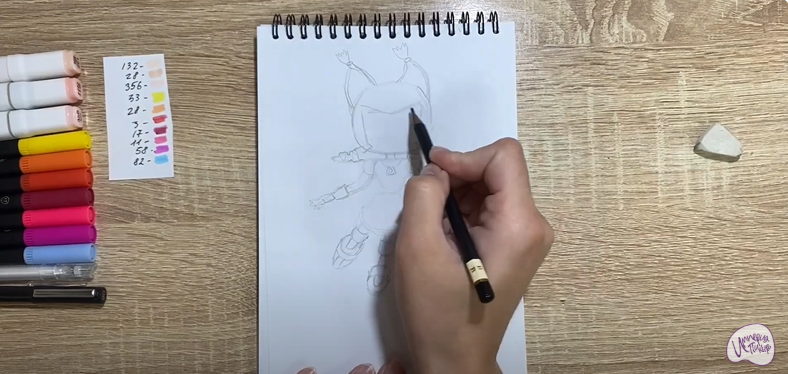 Рисуем Глория из "Геройчики"