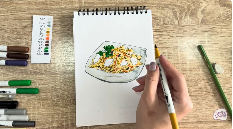 Рисуем Плов