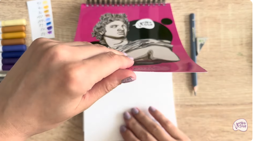 Рисуем Кекс с черникой