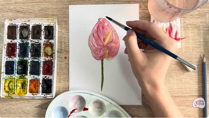 Рисуем Антуриум