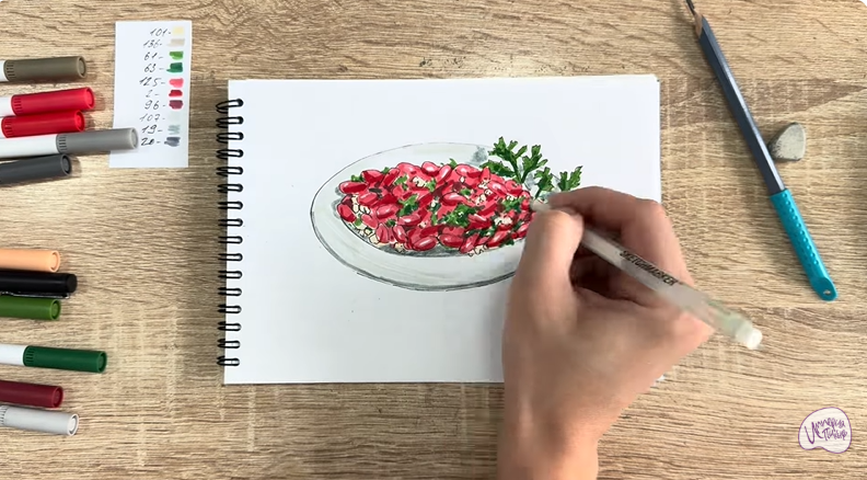 Рисуем Лобио по-грузински