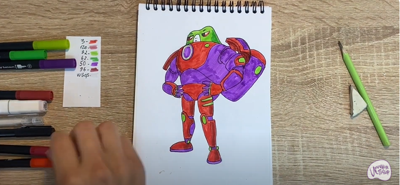 Рисуем Супергерой из "Геройчики"