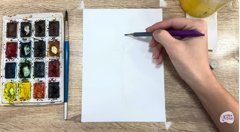 Рисуем Яснотка