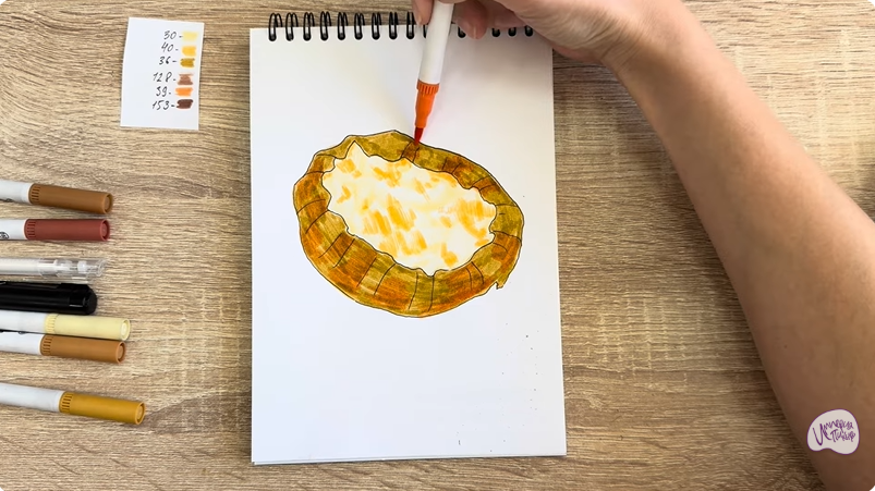 Рисуем Карельская калитка
