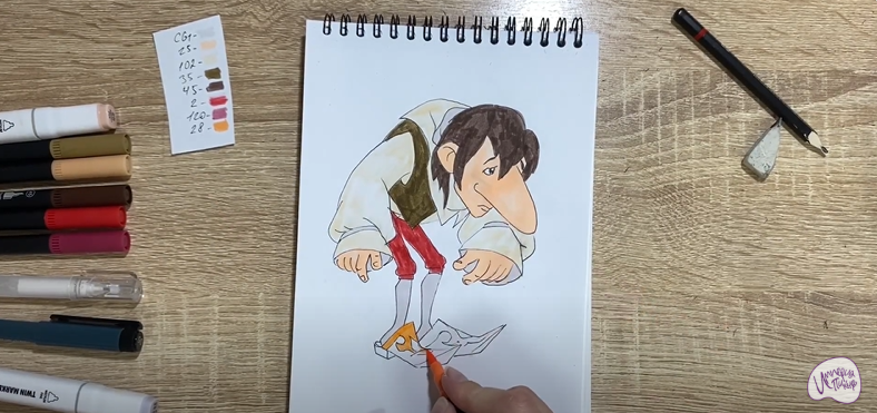 Рисуем Карлик Нос