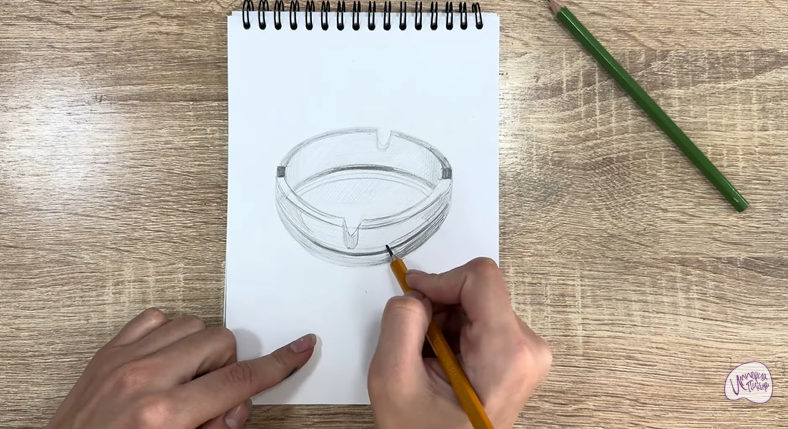 Рисуем Пепельница