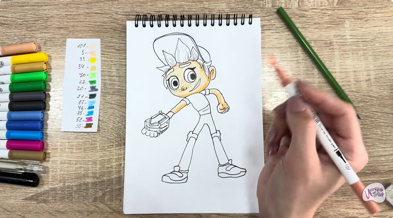 Рисуем Тимми из "Живой гараж"