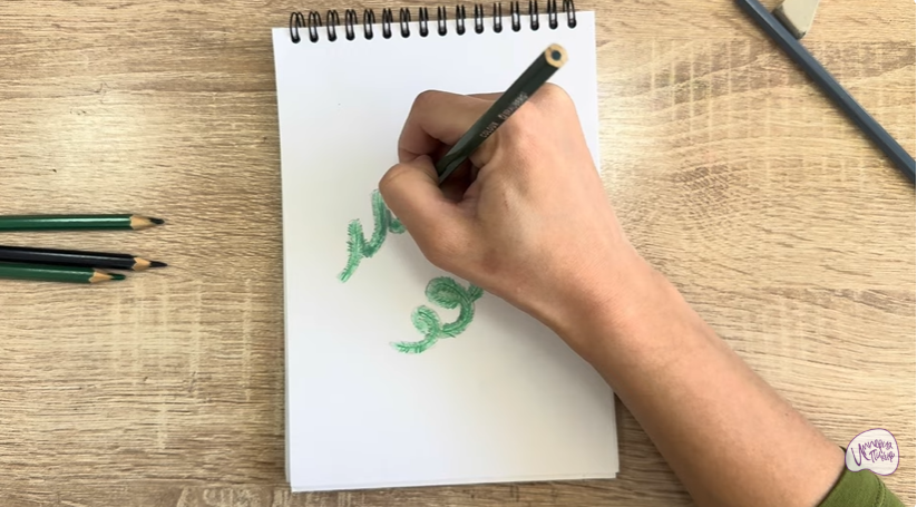 Рисуем Синельная проволока