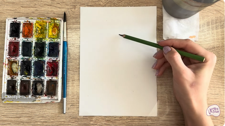 Рисуем Собака породы Ньюфаундленд