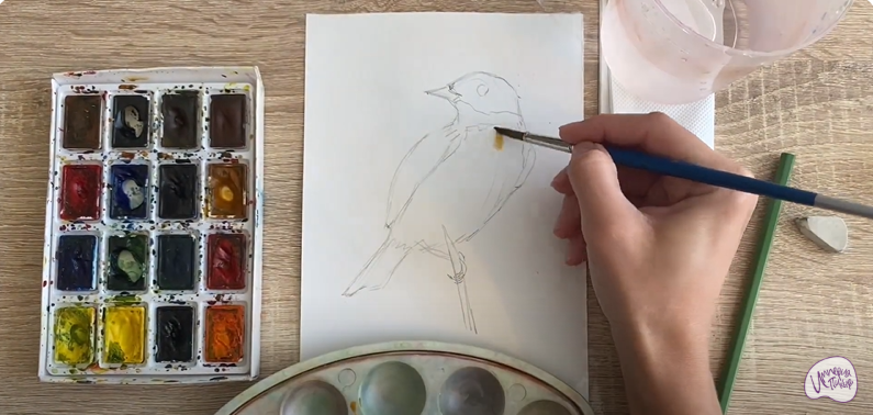 Рисуем Большой чекан