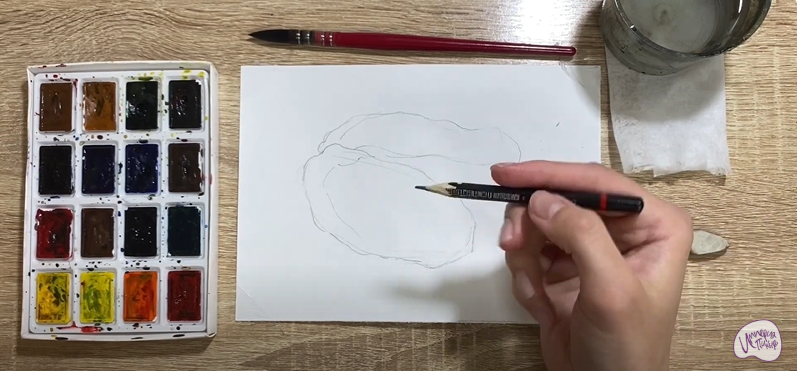 Рисуем Устрица