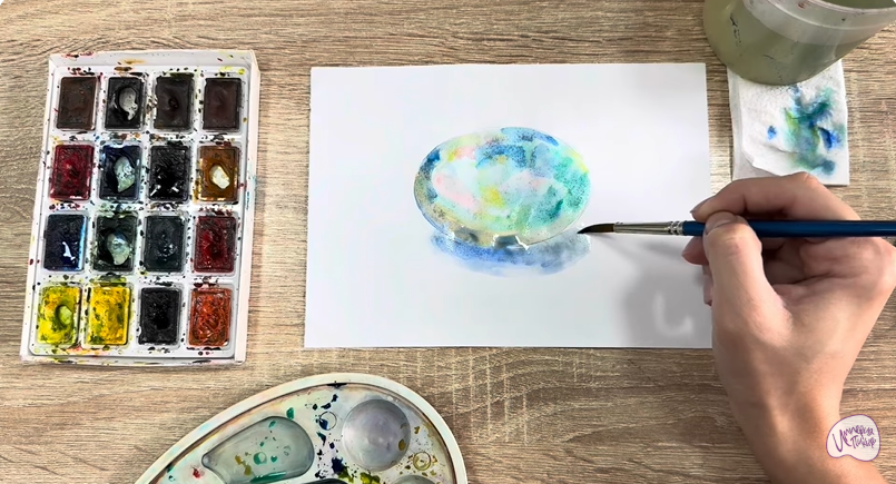 Рисуем Камень опал