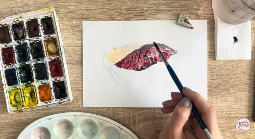 Рисуем Жабры рыбы