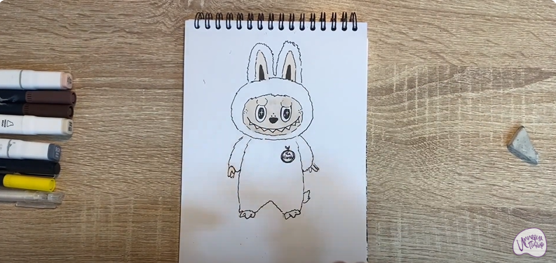 Рисуем Лабубу