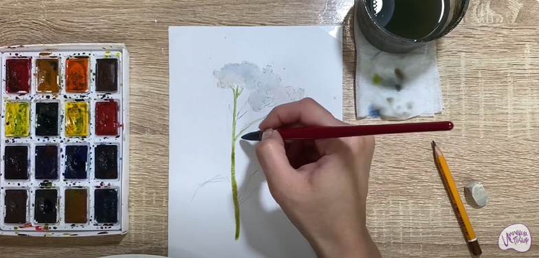 Рисуем Тысячелистник