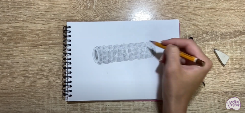 Рисуем Ролик массажный