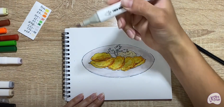 Рисуем Драники