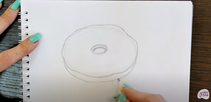 Рисуем Пончик