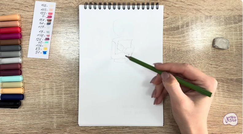 Рисуем Рина Винилион из" Доктор Динозавров"