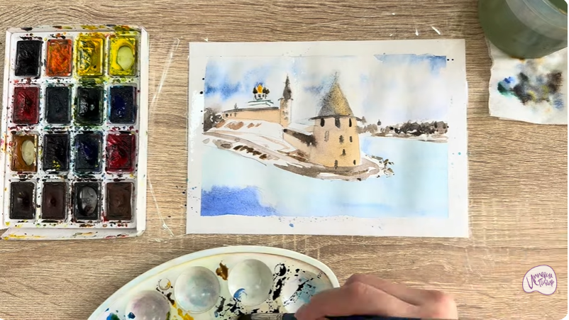 Рисуем Псков