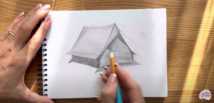 Рисуем Палатка