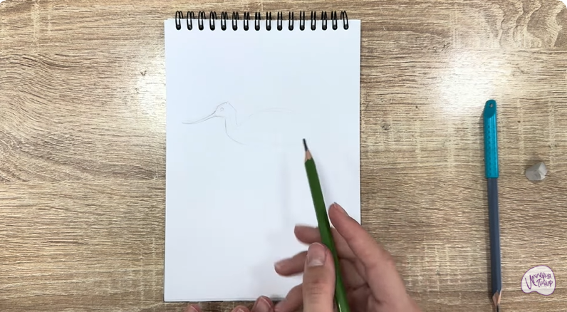 Рисуем Шилоклювка