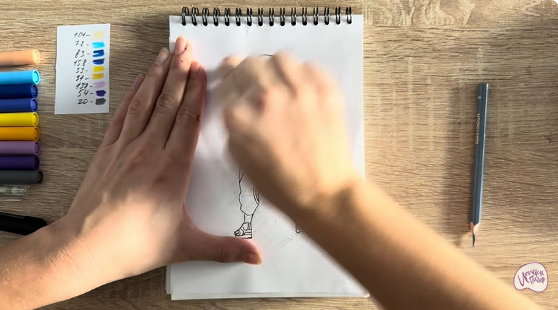 Рисуем Зои из "Кейпоп"