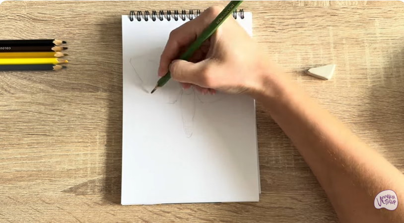 Рисуем Древесница въедливая