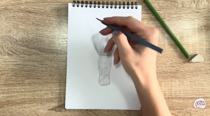 Рисуем Кисть-смётка