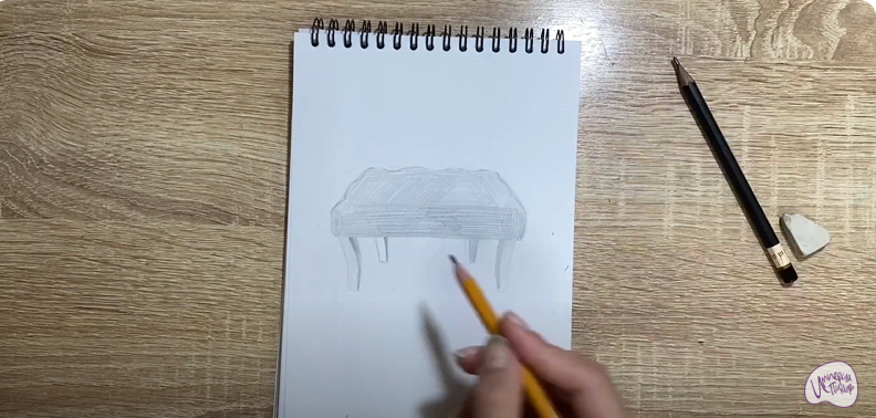 Рисуем Банкетка