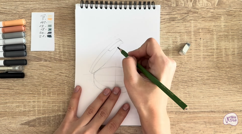 Рисуем Пудра для лица