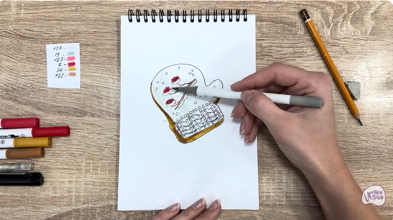 Рисуем Имбирный пряник