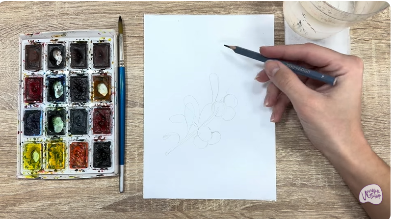 Рисуем Толокнянка