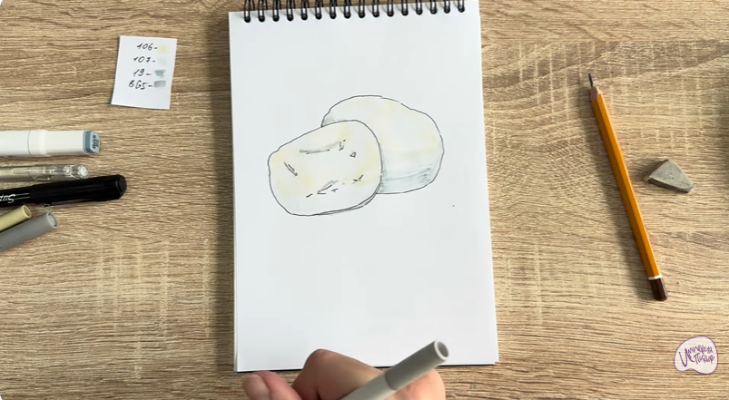 Рисуем Моцарелла